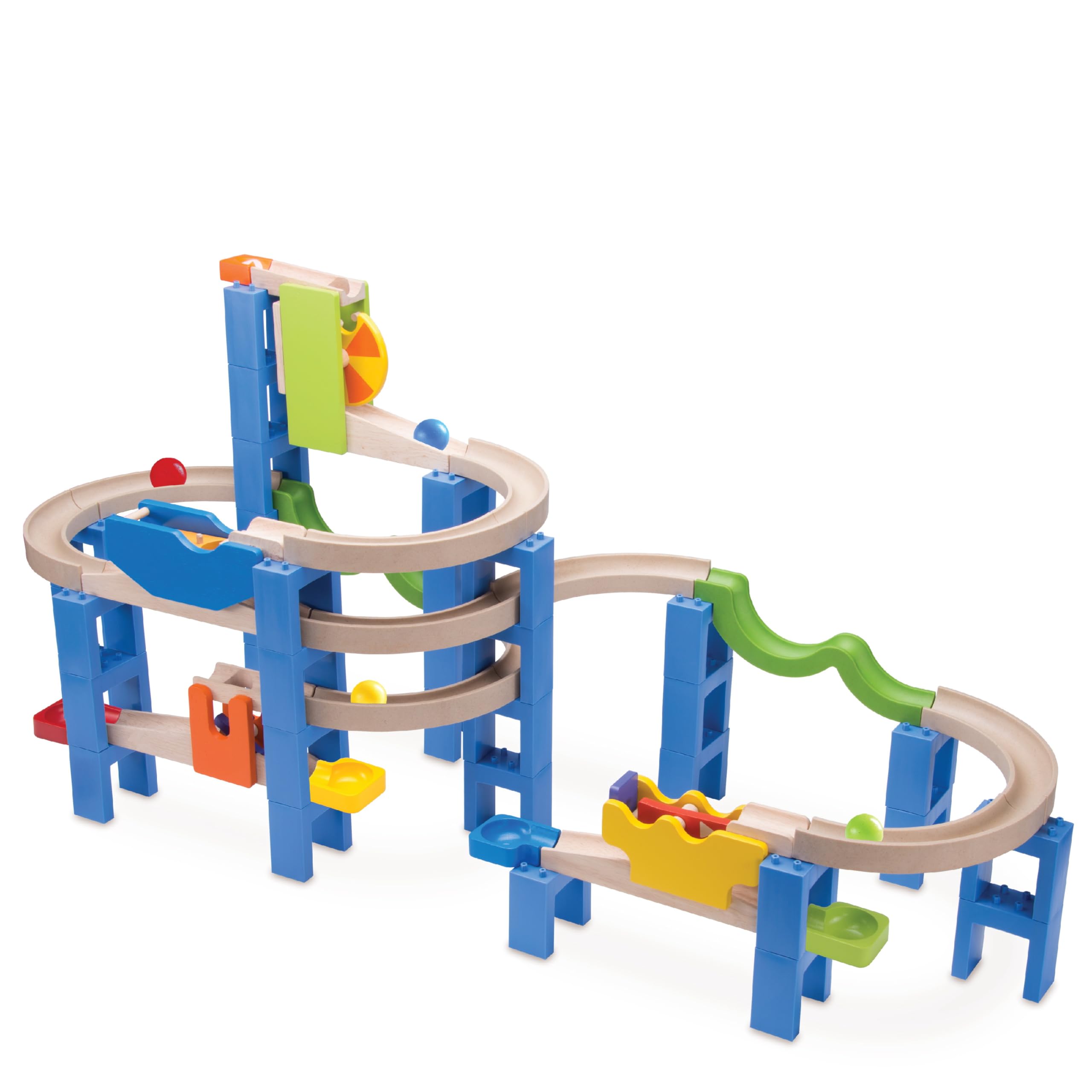 Amazon.co.jp: wonderworld Trix Track 組立木製玩具 スパイラル